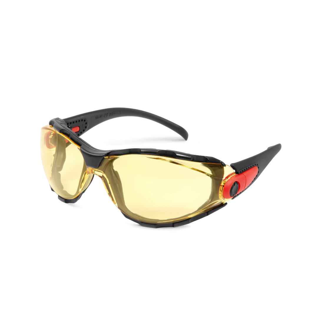 ant goggles Delta Plus GG-40A-AF Go-Specs Black/Orange Safety Glasses w/ Amber Ant – American Forestry