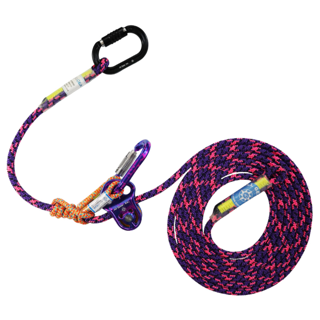 All Gear AGMPPL11815 Positioning Lanyard Micro Pull, 11.8mm 15'