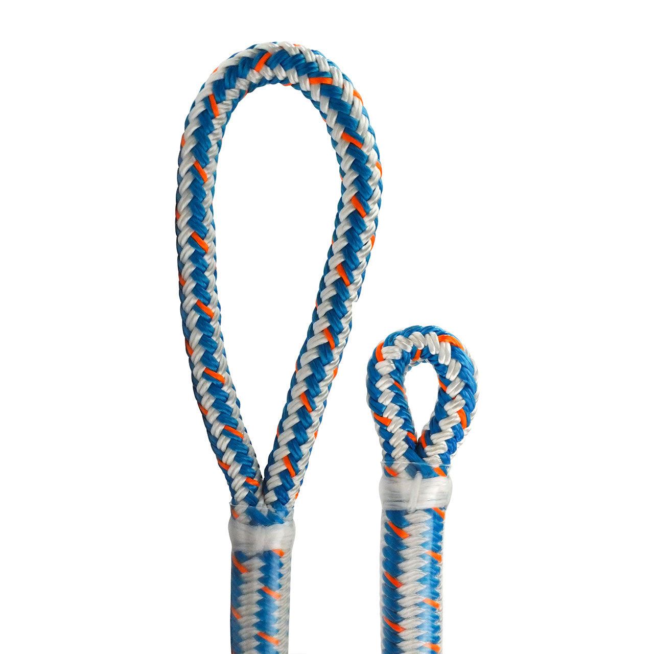 Pelican Rope AST-1601-1E Split Tail w/ Tight Eye Blue/White, 1/2" X 5'