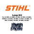 Stihl 3626 660 6100 Loop Kit (Green), 3/8"