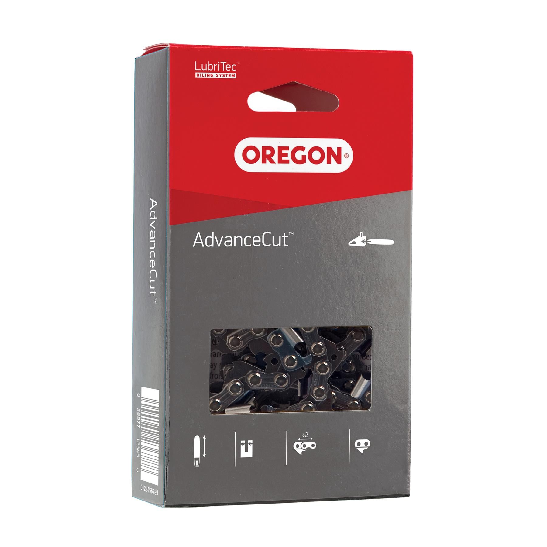 Oregon 91PX057G AdvanceCut S57 Saw Chain, 3/8" Low Profile Pitch, .050" Gauge, 57 Drive Links