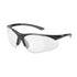 Delta Plus RX-500C-2.0 Black Safety Glasses w/ Full Clear Lens Magnifier, +2.0 DS