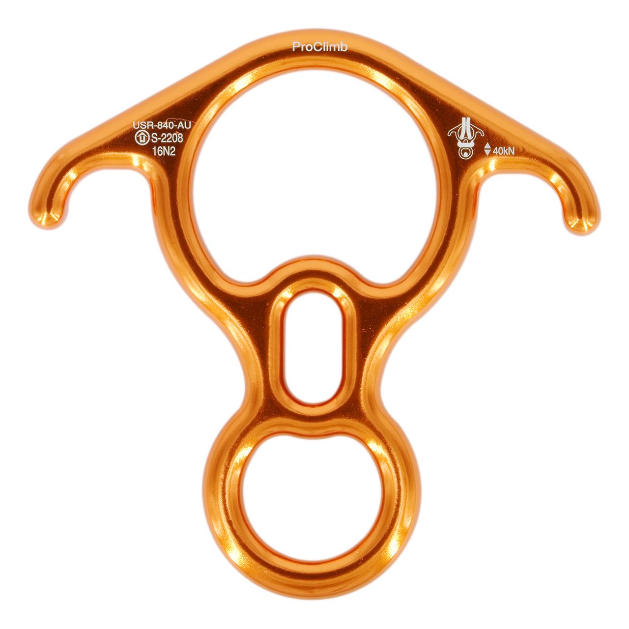 US Rigging Supply USR-840-AU Classic Big "8" Aluminum Descender