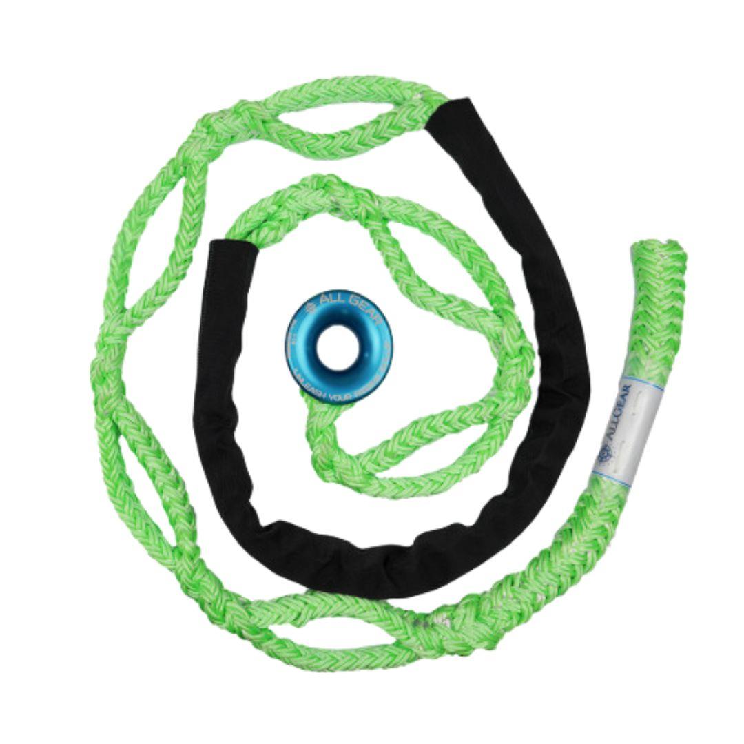 All Gear AGSRS12S-3410DH Rig Sling, Green w/ Ring, 3/4" x 10'