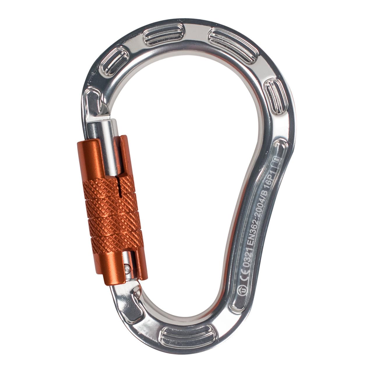 US Rigging Supply USR-125-A3TU Carabiner, Forged HMS Triple-Lock Aluminum