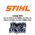 Stihl 3610 660 6100 Loop Kit (Green), 3/8" P