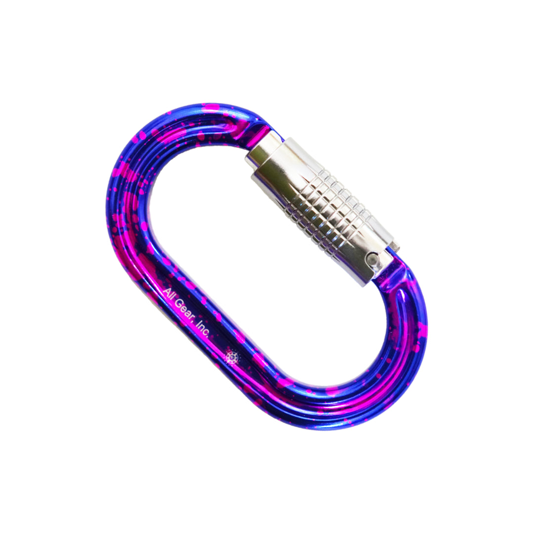 All Gear AGCBMPO Climb Carabiner D-Shape, Violet