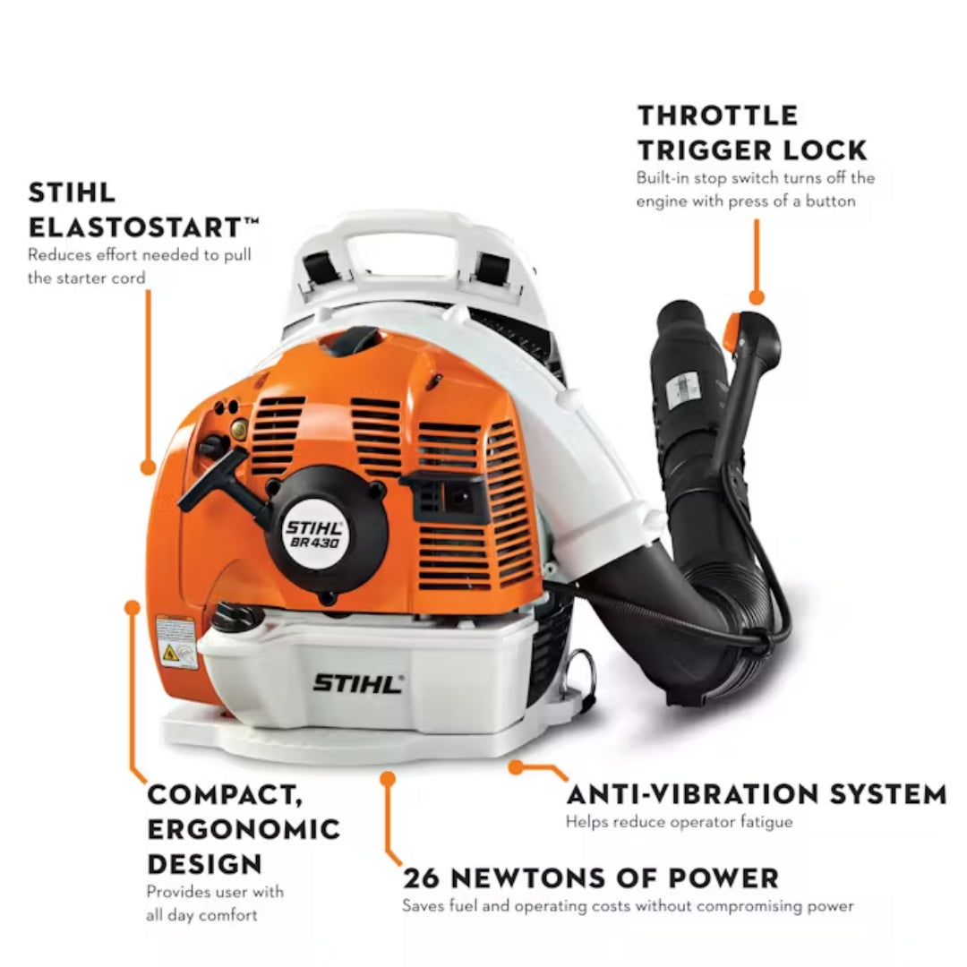 Stihl BR 430 Backpack Blower, 26N 219MPH