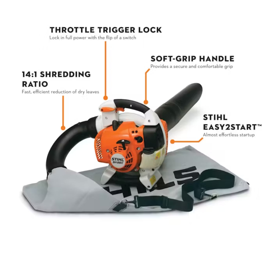 Stihl SH 86 C-E Shredder/Vacuum, Easy2Start, 15N 170MPG