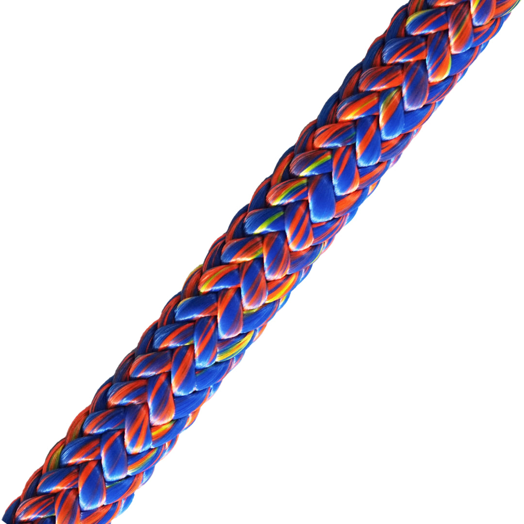 All Gear AG16SP12150BOYE1 Bazooka Climbing Rope w/ Spliced Eye, 1/2" x 150'