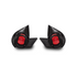 KASK WAC00009 Visor Adapter Clips for Zenith Helmet, Black & Red