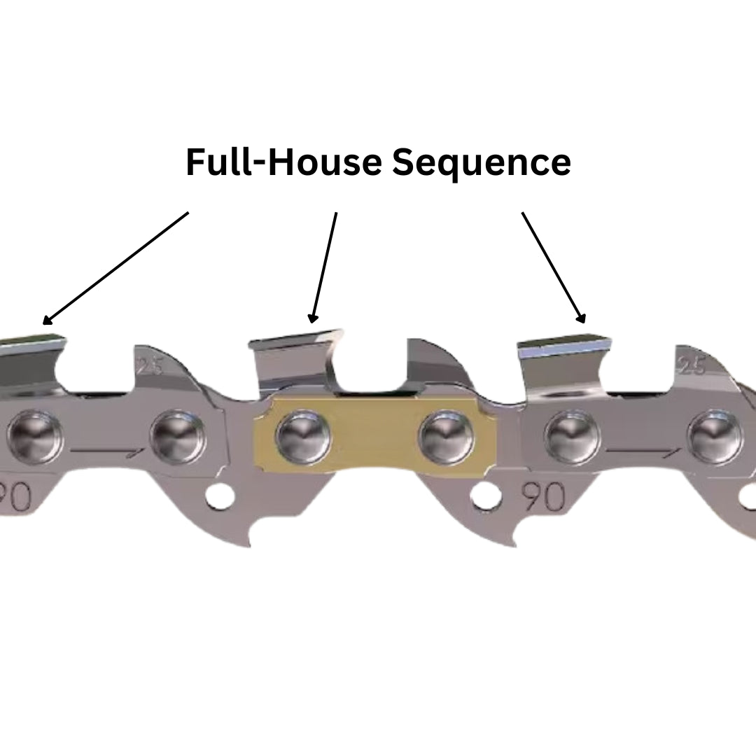 Oregon 90F028G AdvanceCut Saw Chain, 3/8" Low Profile Pitch, .043" Gauge, 28 Drive Links