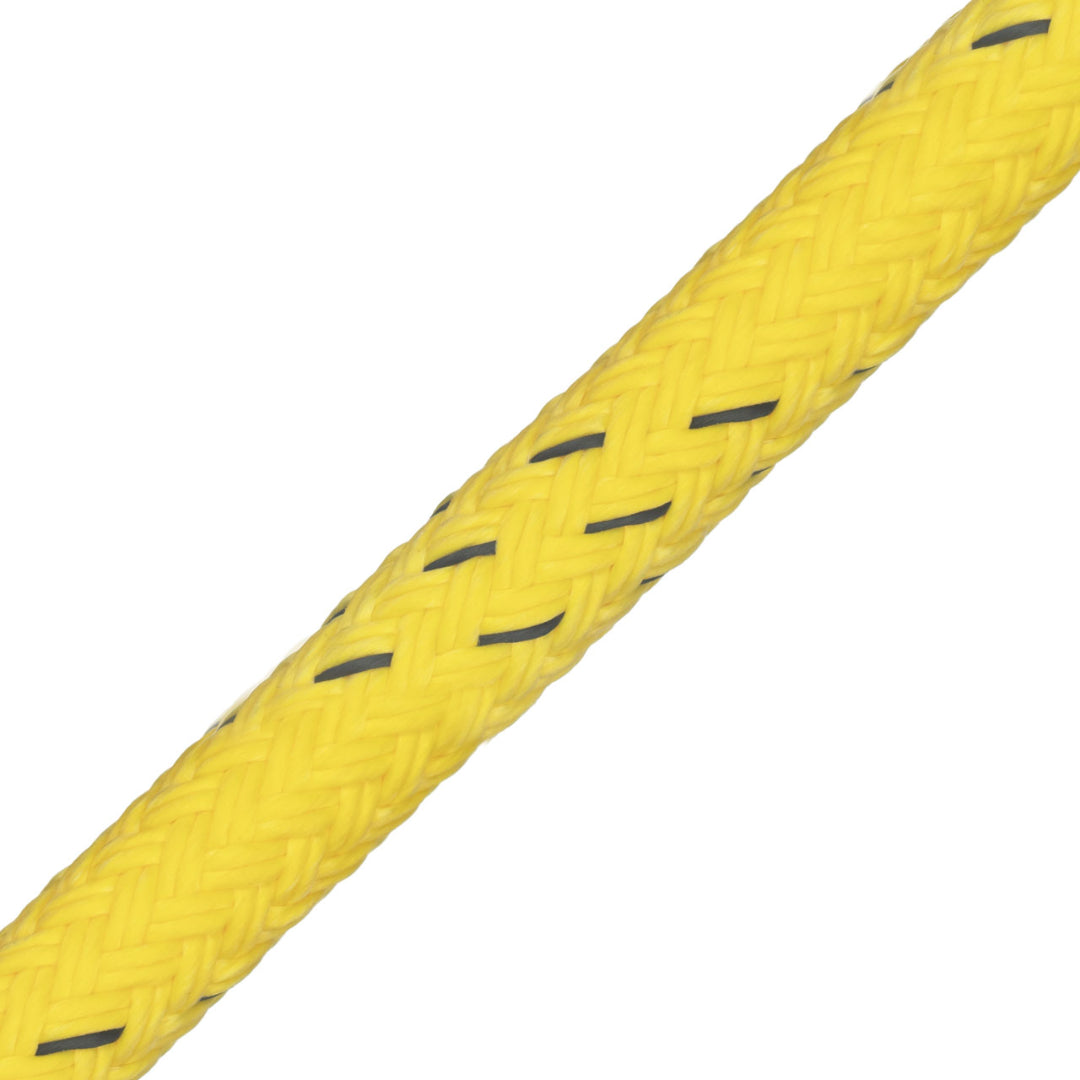 Samson 813040101560 Stable Braid SD Rigging Rope, Yellow, 5/8" x 150'