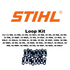 Stihl 3621 660 6100 Loop Kit (Yellow), 3/8"