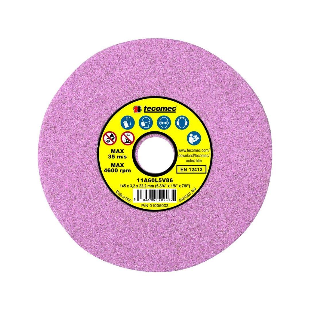 Tecomec 1005003 Grinding Wheel, 5-3/4 X 7/8X 1/8