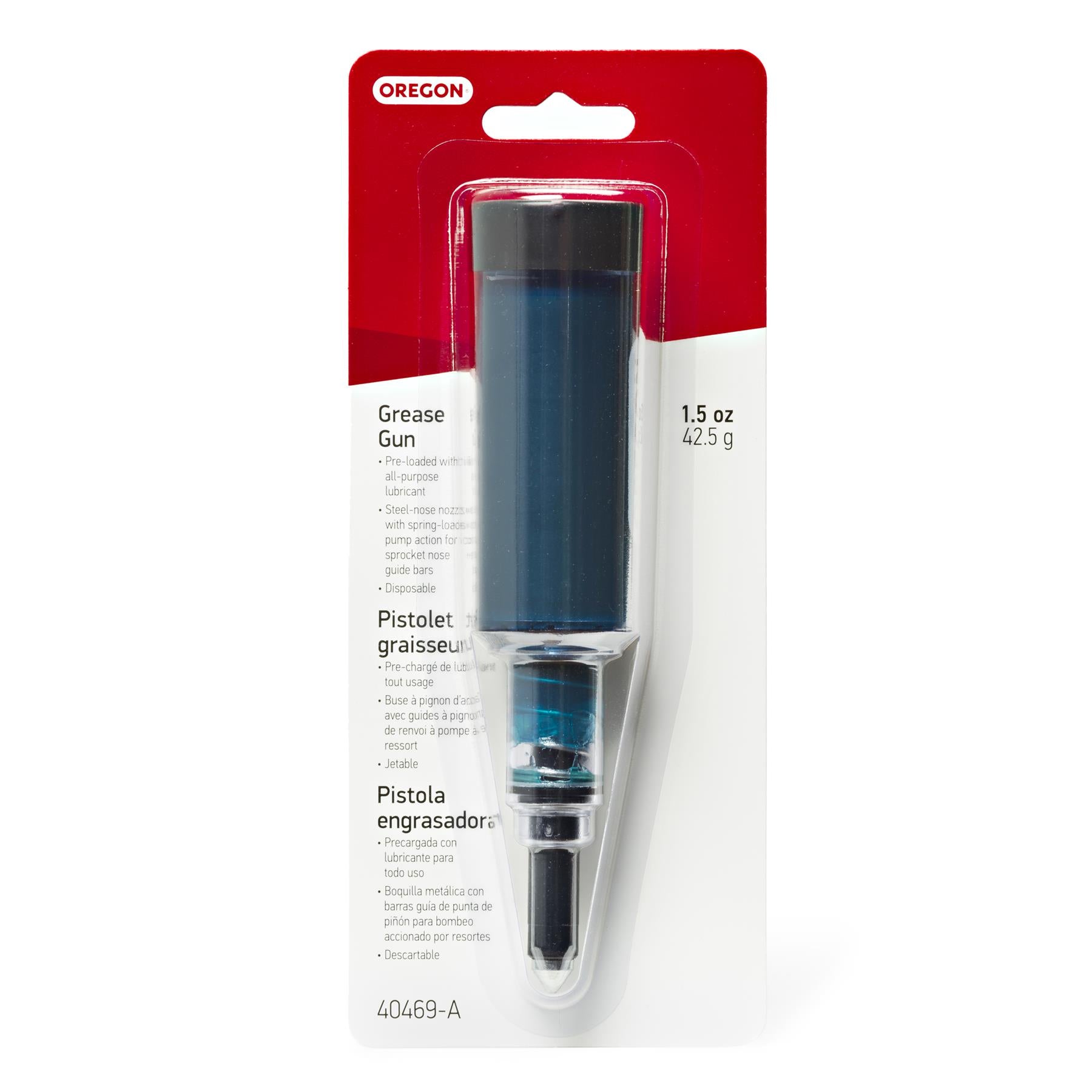 Oregon 40469-A Single-Use Grease Gun