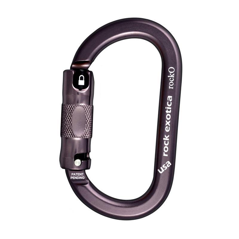 Rock Exotica C3A RockO Auto-Lock Carabiner, Plum