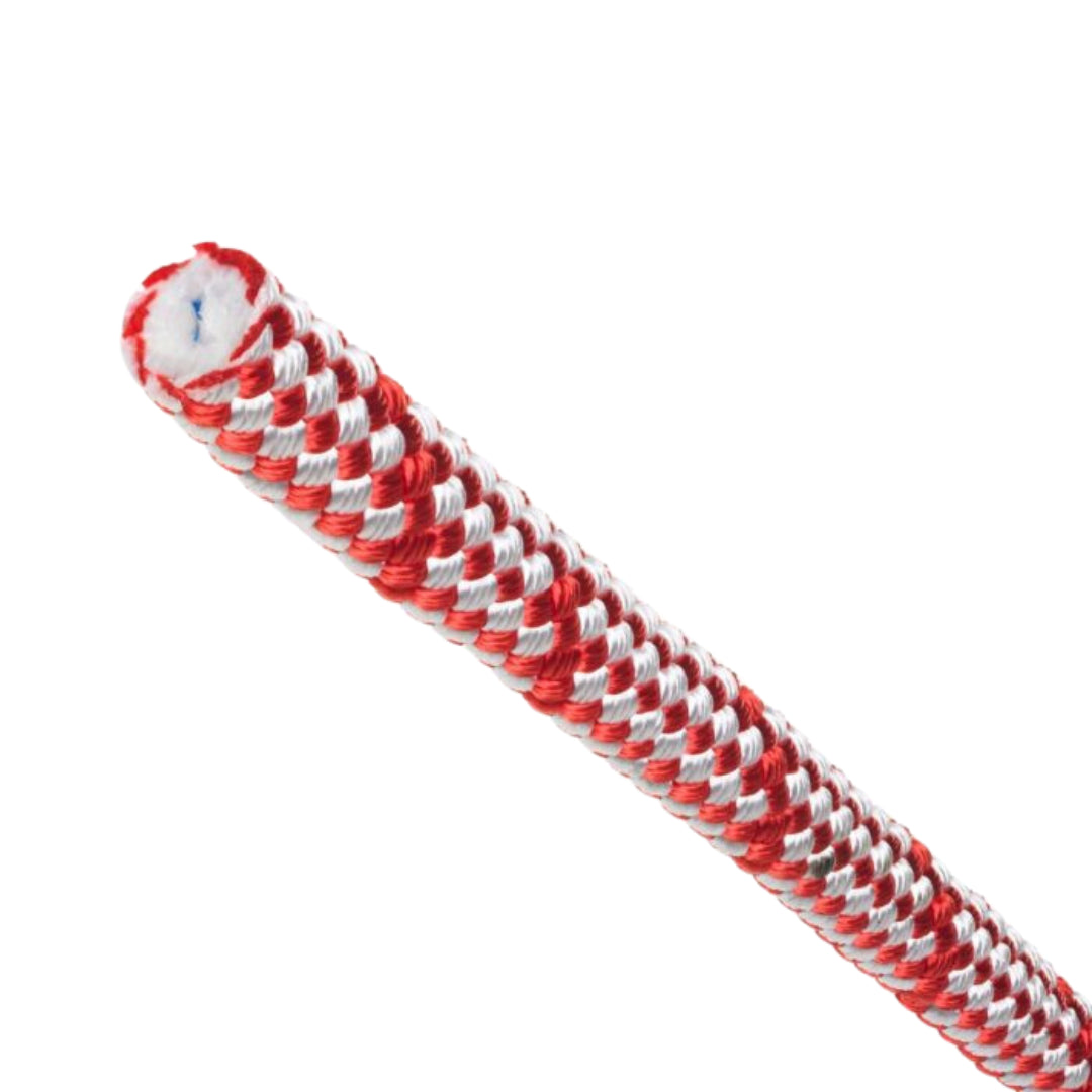 Teufelberger 7380003 Sirius Rigging Rope, Red/White 12mm