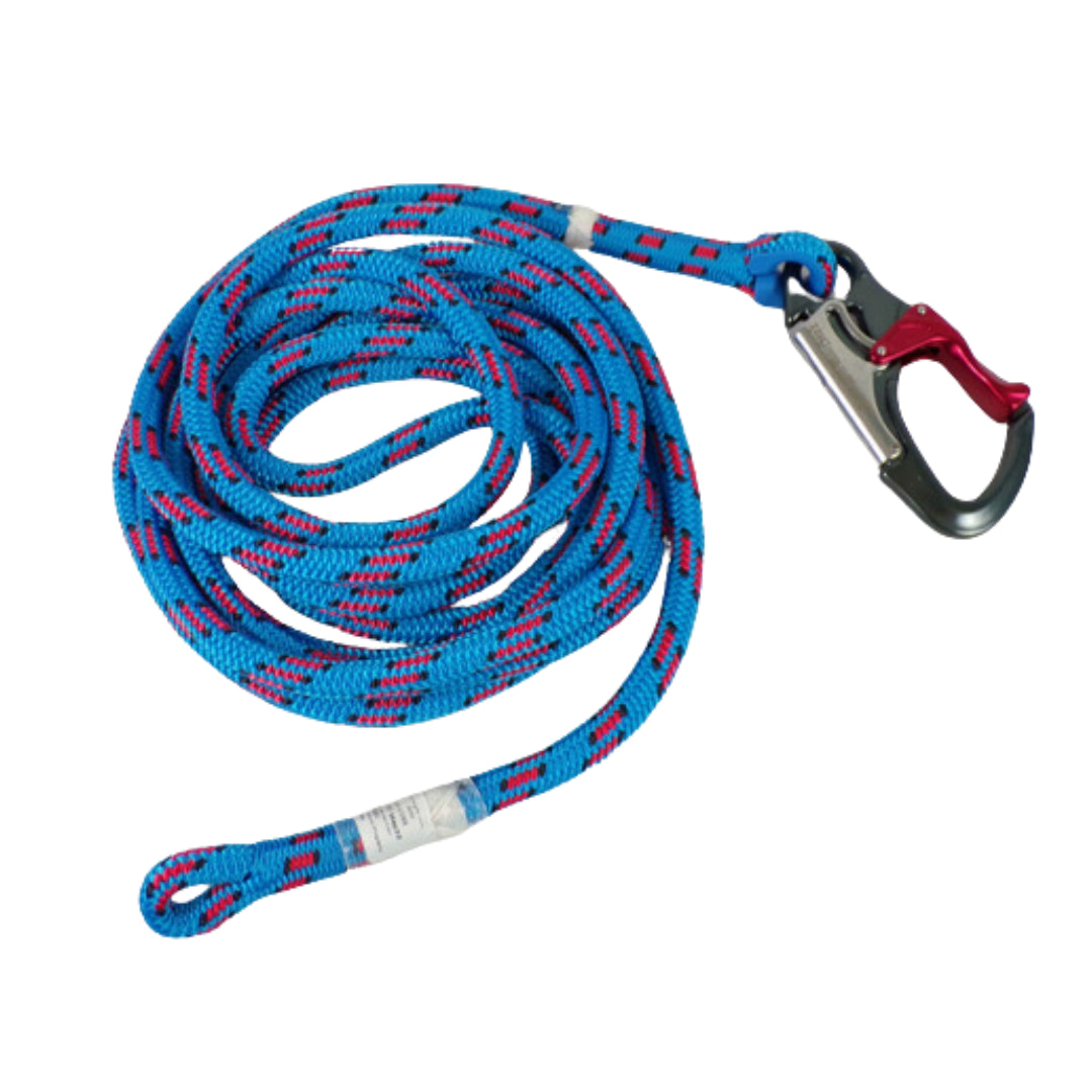 Yale 4312143S1 Blue Moon Lanyard w/ Snap Hook, 7/16" x 14'