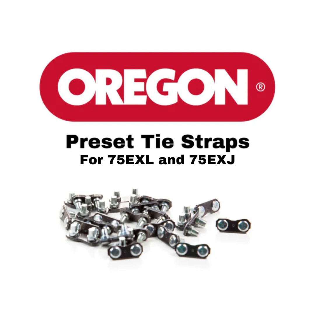 Oregon P596362 Preset Tie Straps, 3/8", 25-Pack