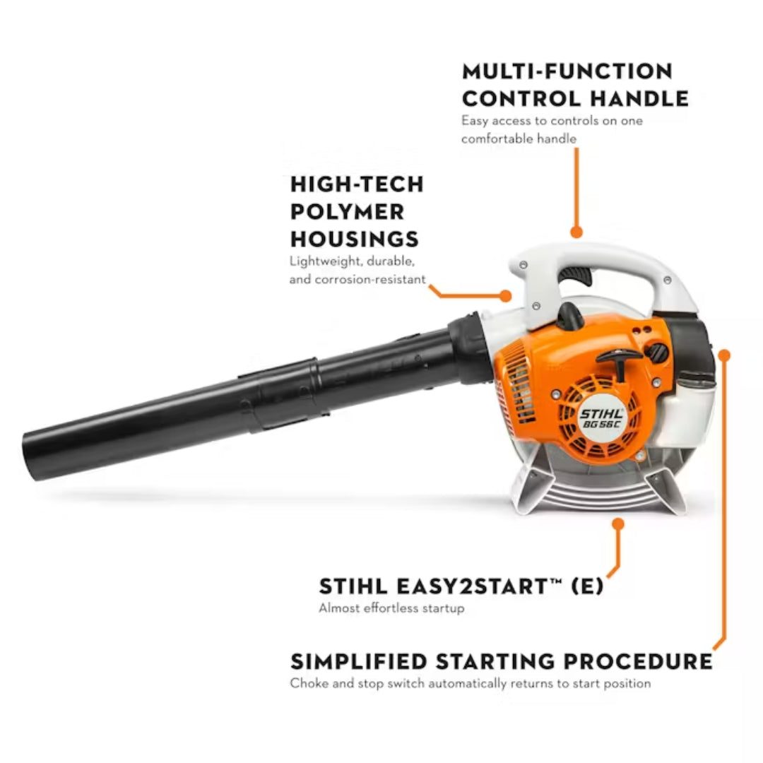Stihl BG 56 C-E Handheld Blower, Easy2Start, 13N 159MPH