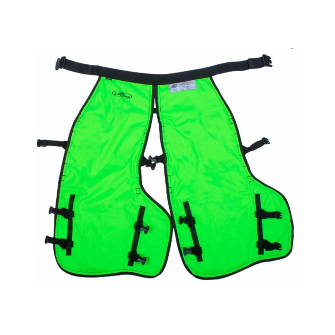 Arborwear RAC Calf Wrap Chainsaw Chaps Safety Green, Long