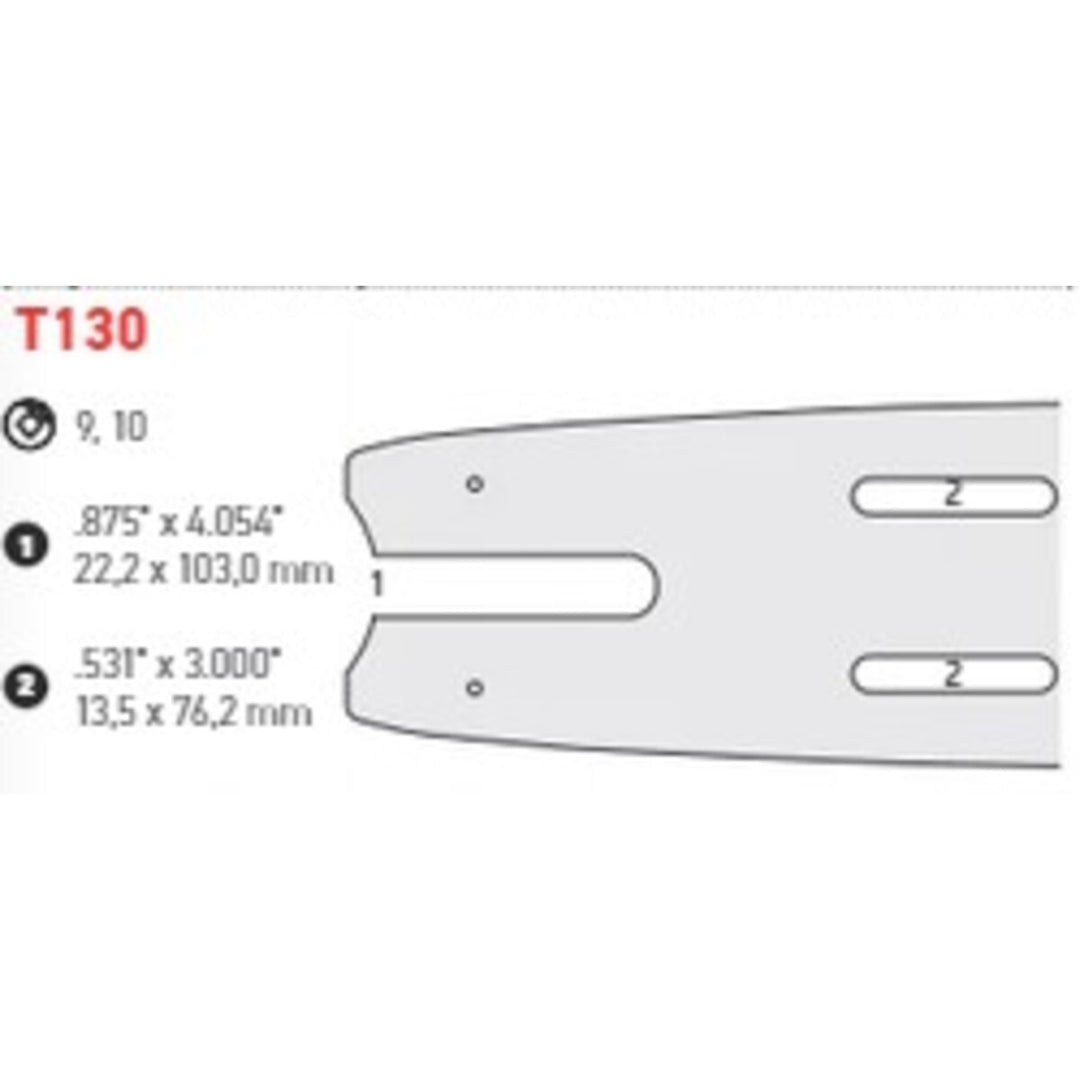 Oregon 401EMCT130 EnduraMax 40" Harvester Bar, 3/4" Pitch, .122" Gauge