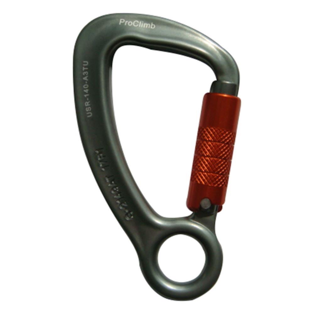 US Rigging Supply USR-140-A3TU Carabiner, Triple-Lock Aluminum Captive Eye
