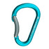 Kong 765M10BD0KK Carabiner, Paddle Asym Aluminum Bent Gate, Cyan/Grey