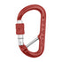 DMM A482CBRD Carabiner, XSRE Screw Lock Captive Bar Red/Titanium