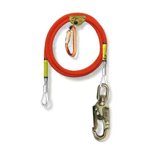 Spyder Manufacturing 75194 Wire Core Lanyard, Aluminum Snap, 1/2" X 15'