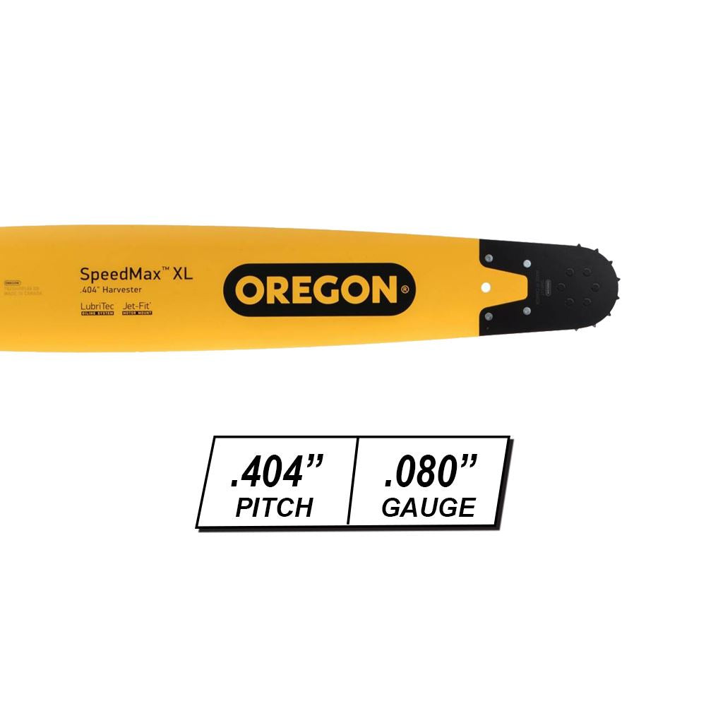 Oregon 802SMRQ114 SpeedMax XL 80cm Harvester Guide Bar, .404" Pitch, .080" Gauge