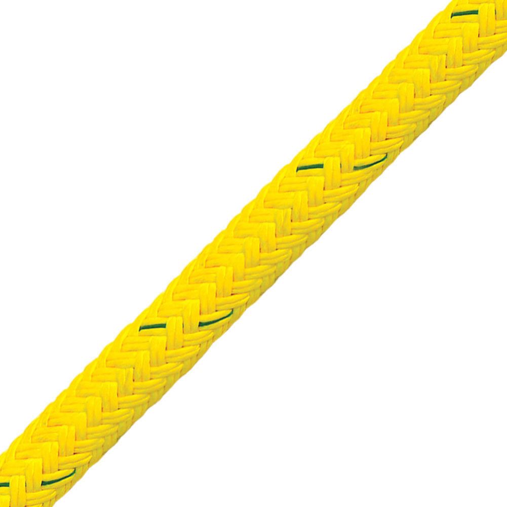 Samson SB916150S Stable Braid Yellow w/ Spliced Eye Rope, 9/16" X 150'