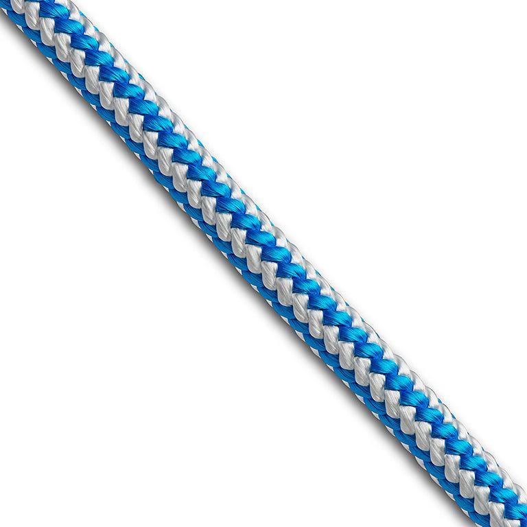 Samson BS12120S Blue Streak Rope w/ Spliced Eye, 1/2" X 120'