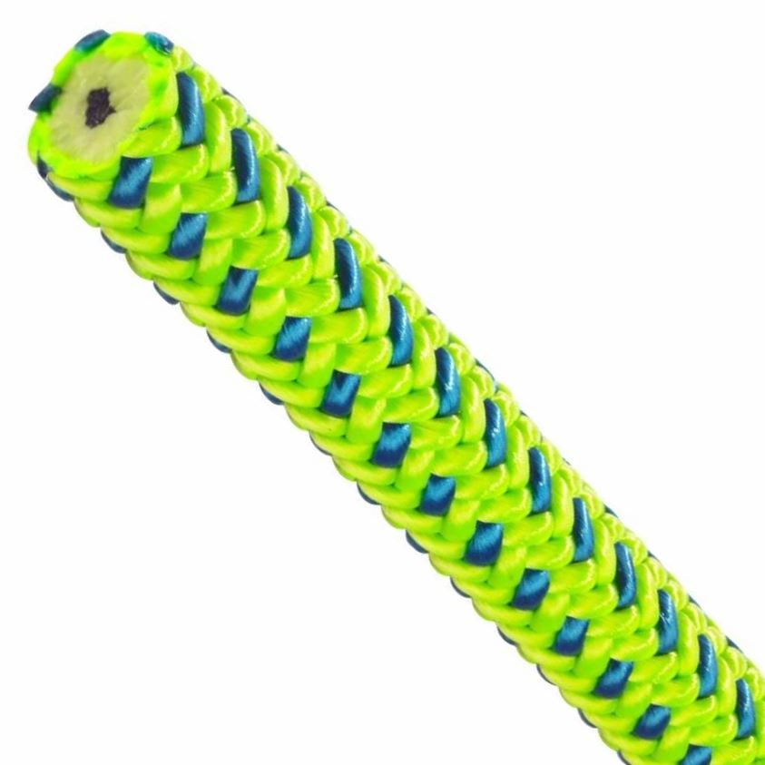 Teufelberger TG150S Tachyon Green/Blue w/ Spliced Tight Eye Rope, 150'