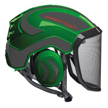 Pfanner PROTOS-GRGY Protos Helmet, Green/Grey