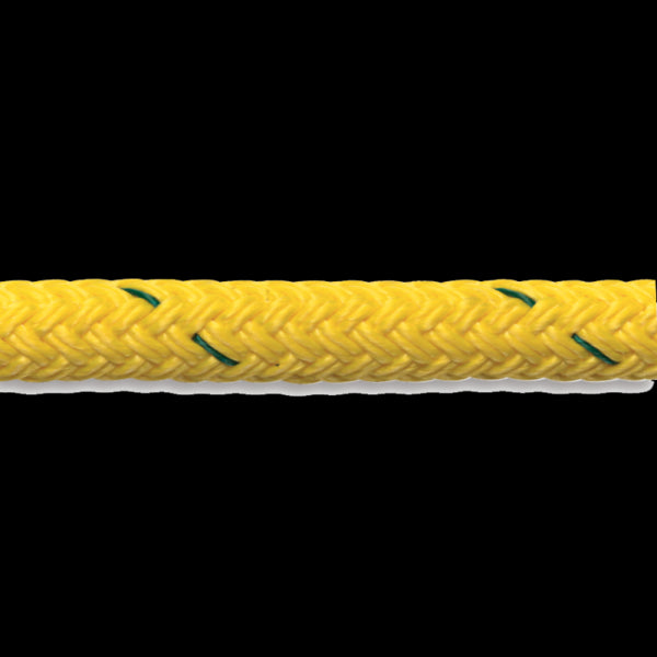 Samson SB916600 Stable Braid Yellow Rope, 9/16" x 600'