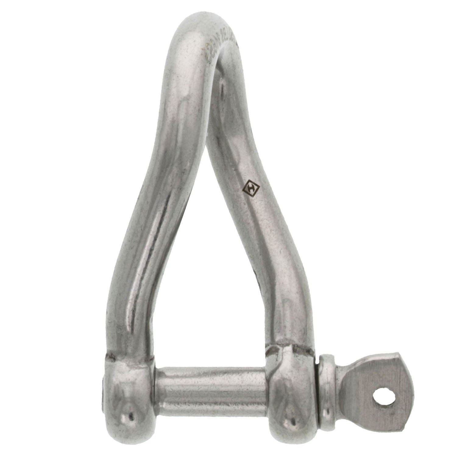 US Rigging Supply K1610 Twisted Shackle, 3/8"