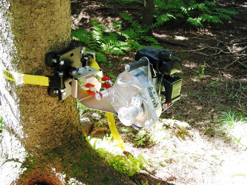 Portable Winch PCA-1263 Tree-Mount Winch Anchoring System with Rubber Pads