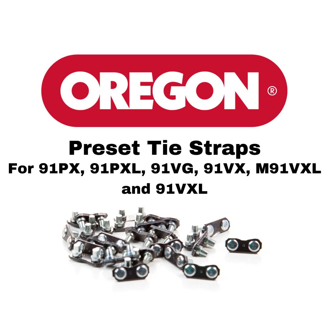 Oregon P25068 Preset Tie Straps, 3/8" Low Profile, 25-Pack