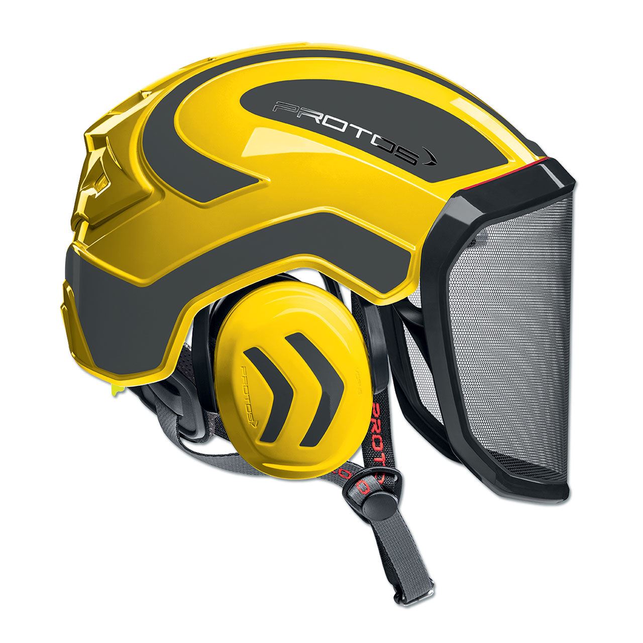 Pfanner PROTOS-YG Protos Helmet, Yellow/Gray