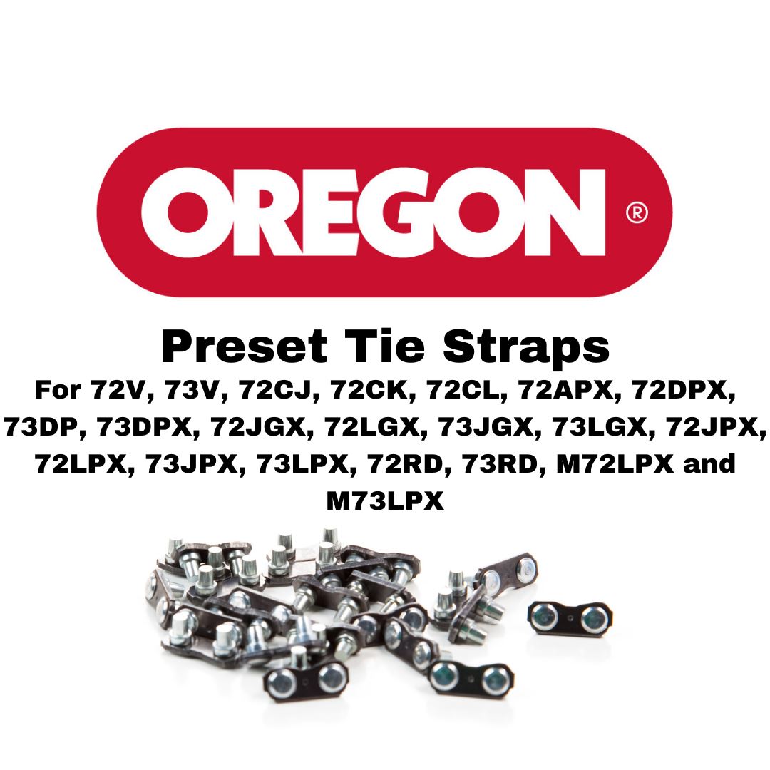 Oregon P23910 Preset Tie Straps, 3/8", 25-Pack