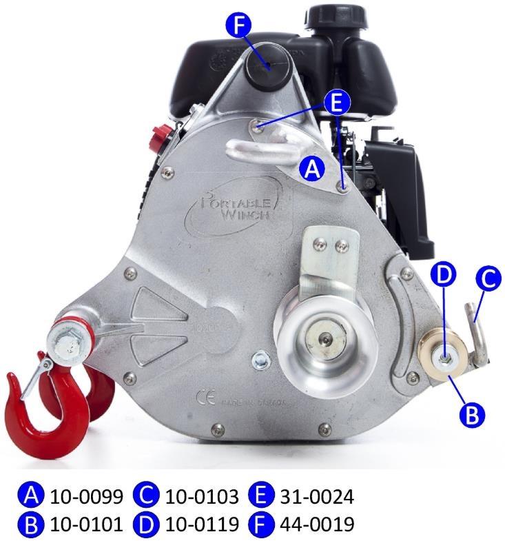 Portable Winch 10-0101 Rope Entry Pulley
