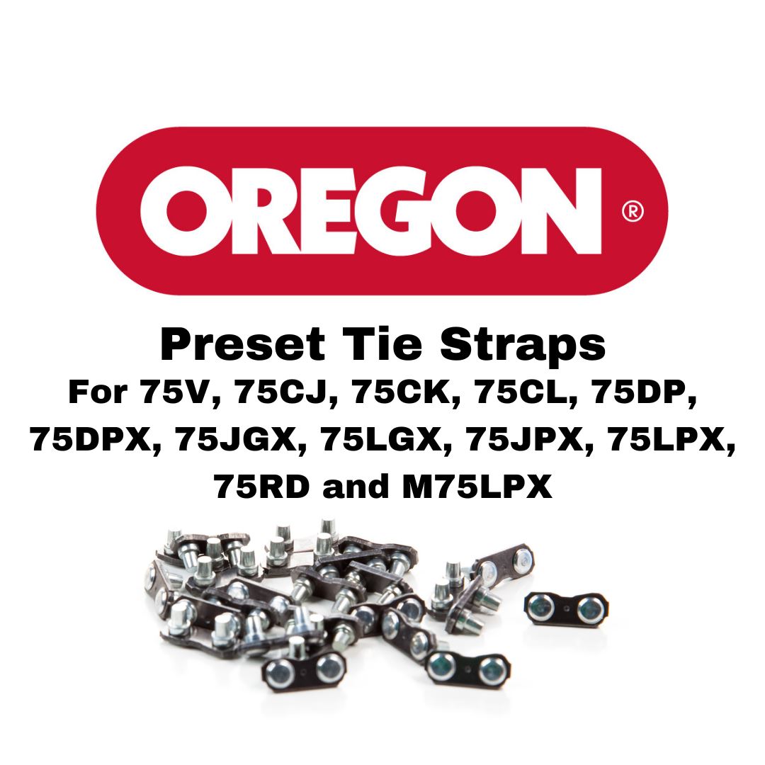 Oregon P23921 Preset Tie Straps, 3/8", 25-Pack